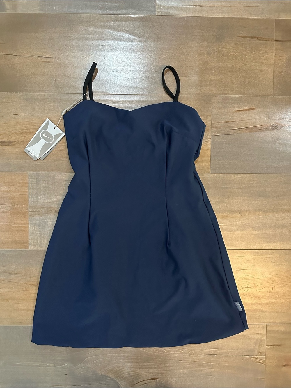 Vintage Y2K Nike Reversible Navy or black Spaghetti-Strap Mini Dress